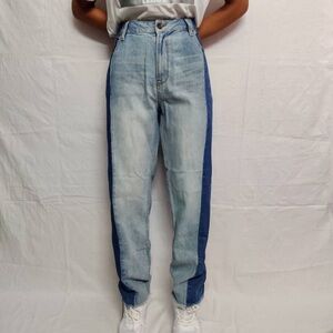 Denim Side Panel Jeans